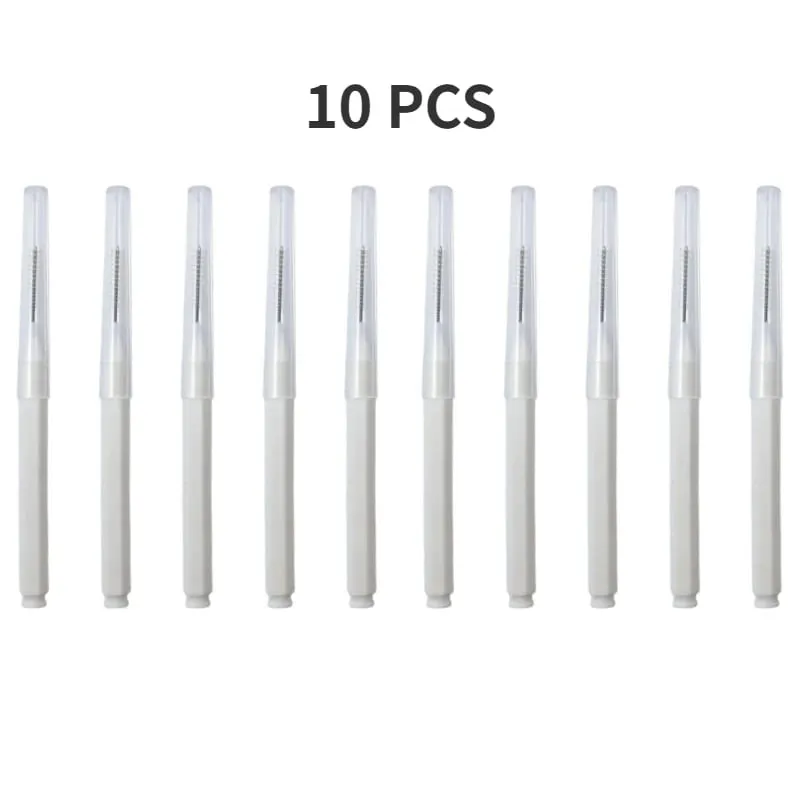 5/10/50PCS Mini Brush Brush Brow Perm Brush Brow Lifting Brushes Bendable Micro Eyelash Brush Applicators Tools — image 15