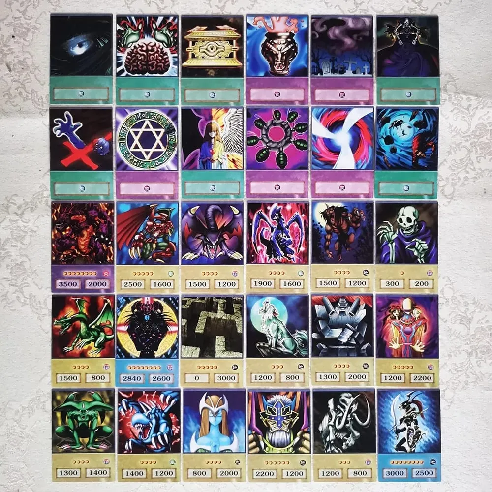 100 ΤΕΜ/ΚΟΥΤΙ Yu-Gi-Oh! Dueling 63*88 mm Monsters Blue-Eyes White Dragon Cards E-HERO Yugioh Exodia GX Classical Card — image 4