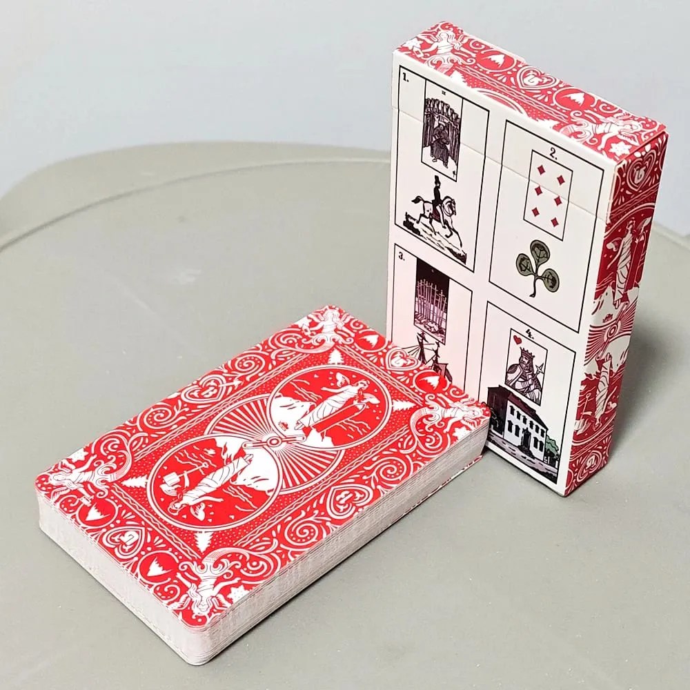 The New York Lenormand Deck – Historical 36-card Divination Deck Vintage Style Cartomancy Κάρτες με διπλό ανάγλυφο — image 4