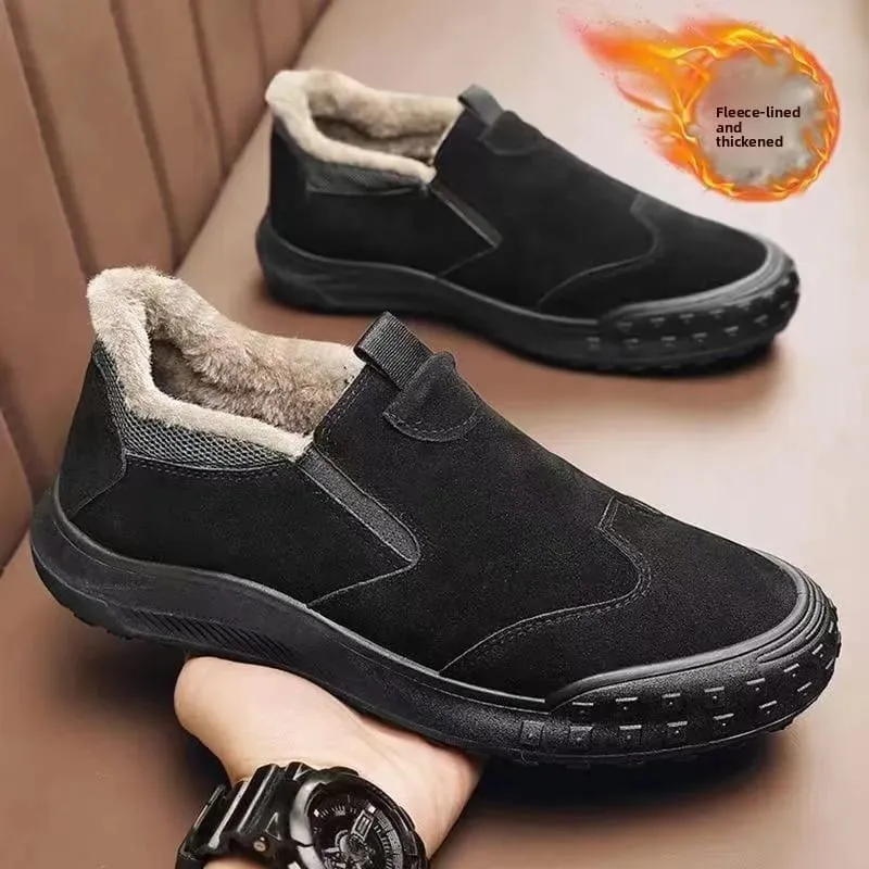 Snow Boots for Men 2026 Winter New Arrival Men's Cotton Shoes Outdoor Walking Shoes Lightweight and Comfortable Loafers