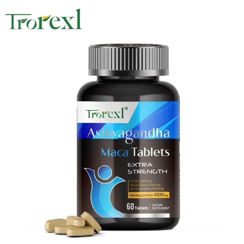 Ashwagandha Maca Tablets - Male Supplement - Endurance for Men