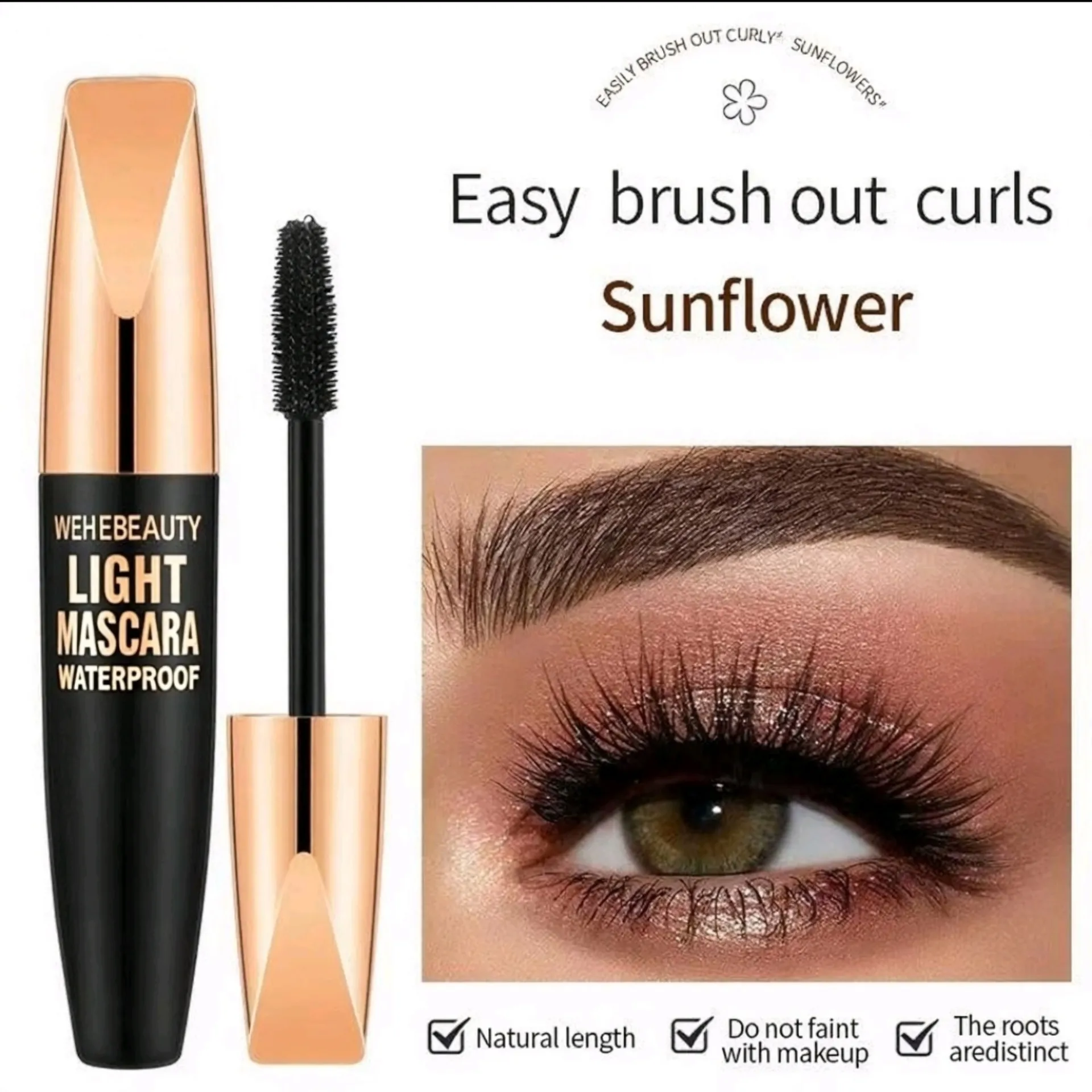 5D Eye Black Mascara עמיד למים מאריך ריסים הארכת סיבי משי מסקרה איפור עיניים לנשים איפור קוריאני קוסמטי — image 7