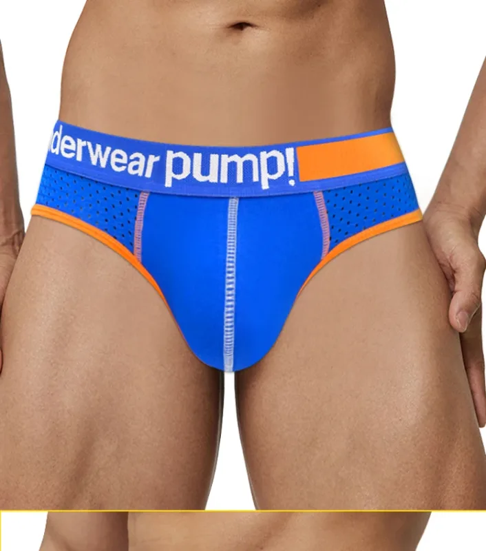 Men's Low Waist Slimming Mesh Briefs U Convex Pouch Elastic Waistband Breathable Colorful Jockstrap Underwear — image 25