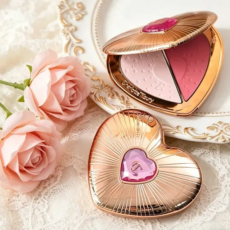 CT Latest Style Multi-color Eyeshadow Palette 6 Color Eye Shadow Cream Love Heart Powder Blusher Lasting Easy to Color Cosmetics