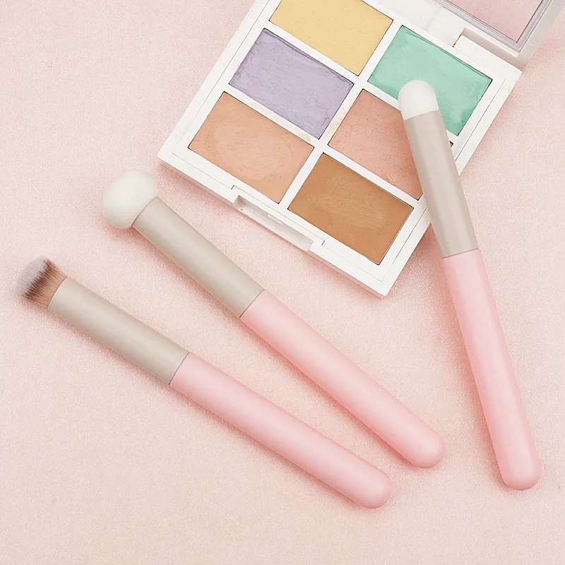 1 τεμ. Μαλακά πινέλα μακιγιάζ Σφουγγάρι Concealer Πινέλο Κραγιόν Πούδρα χειλιών Puff Wet Dry Use Foundation Contour Cosmetic Tools