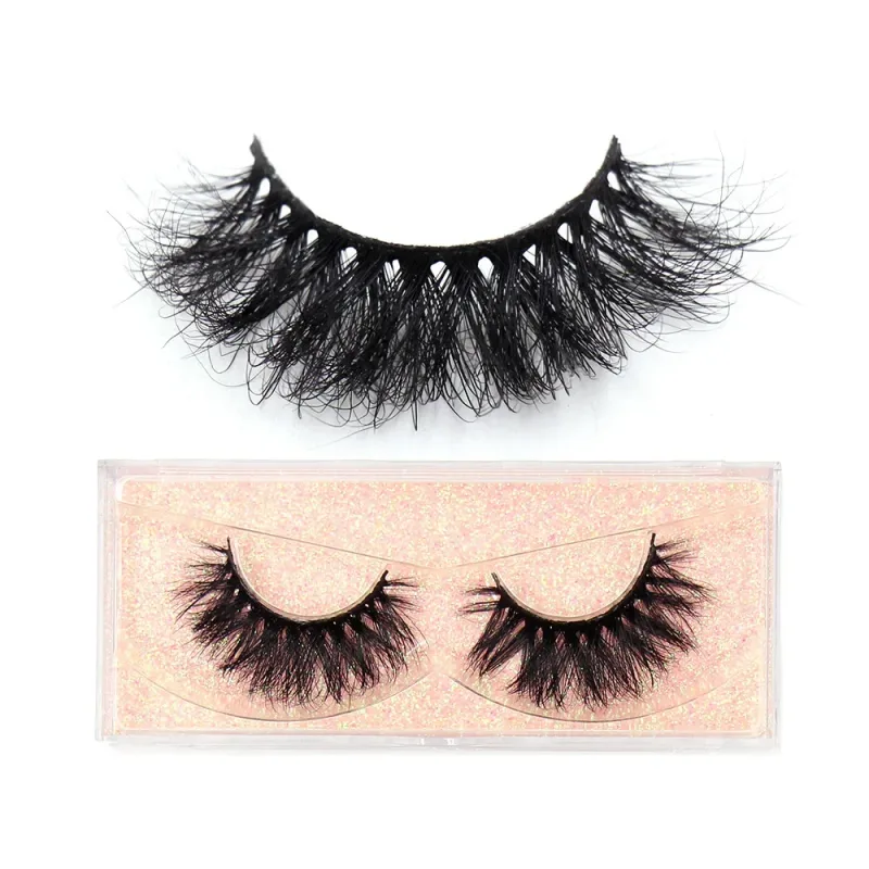 3D Mink Lashes Μαλακές τρίχες Ψεύτικες βλεφαρίδες Αφράτος όγκος Wispy Fake Lashes Extension Μακιγιάζ — image 36