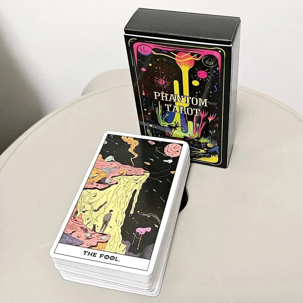 Phantom Tarot Deck 10,3*6cm 78 πολύχρωμες κάρτες Ταρώ βασισμένες στο σύστημα Rider Waite