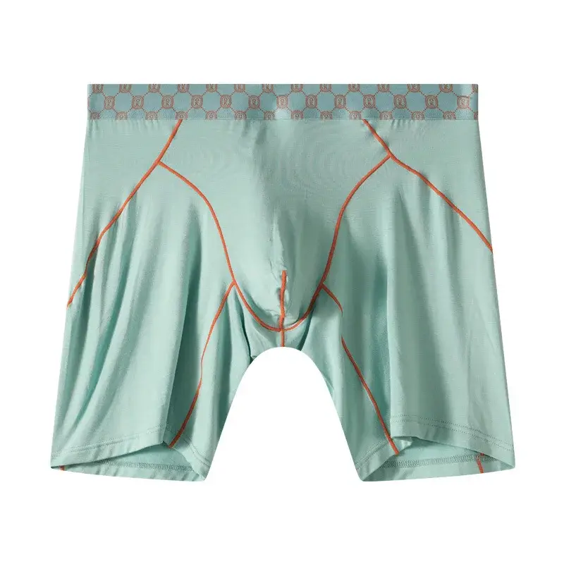 Mens Boxers Bamboo Fiber Underwear Man Panties Homme Ropa Breathable U Convex Pouch Long Underpants Plus Size Boxer Shorts M-XXL