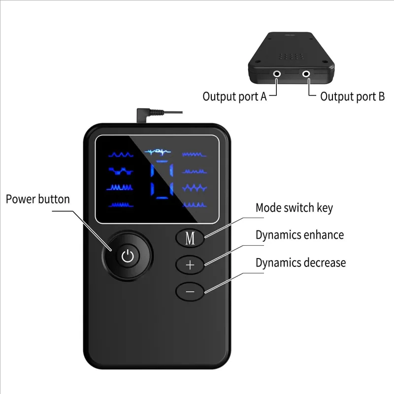 Electric Shock Penis Ring Penis Electro Stimulation Massage Cock Rings Medical Themed Toys For Men Adult Sex Product Accessories