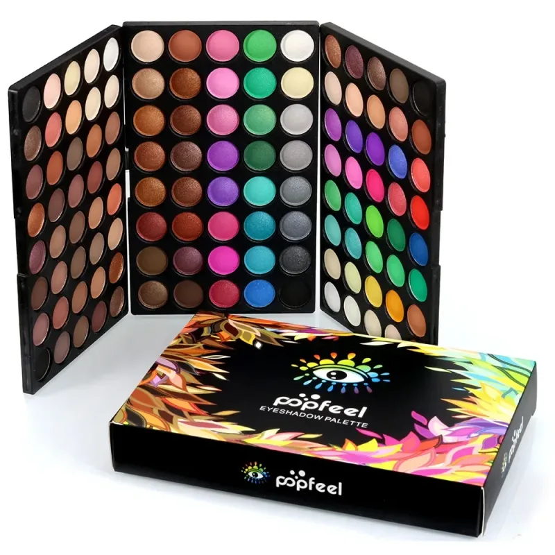 120 Χρώματα Gliltter Eyeshadow Matte Shimmer Make Up Palette Μεγάλης διάρκειας Αδιάβροχη Σκιά Σκιών Μακιγιάζ Cosplay Eye Shadow Cosmetics