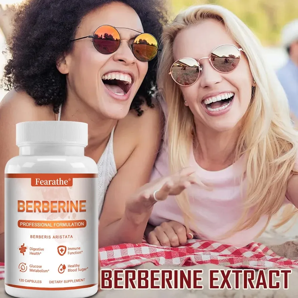Premium Berberine - Supports Immune System Weight Management Digestive Health and GI Function Supplement 120 Capsules — image 4