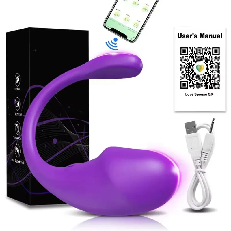 Wearable Women Egg Vibrator Wireless App Control G Spot Vaginal Stimulator Πρωκτικό δονούμενο μασάζ Παιχνίδι σεξ για ζευγάρια