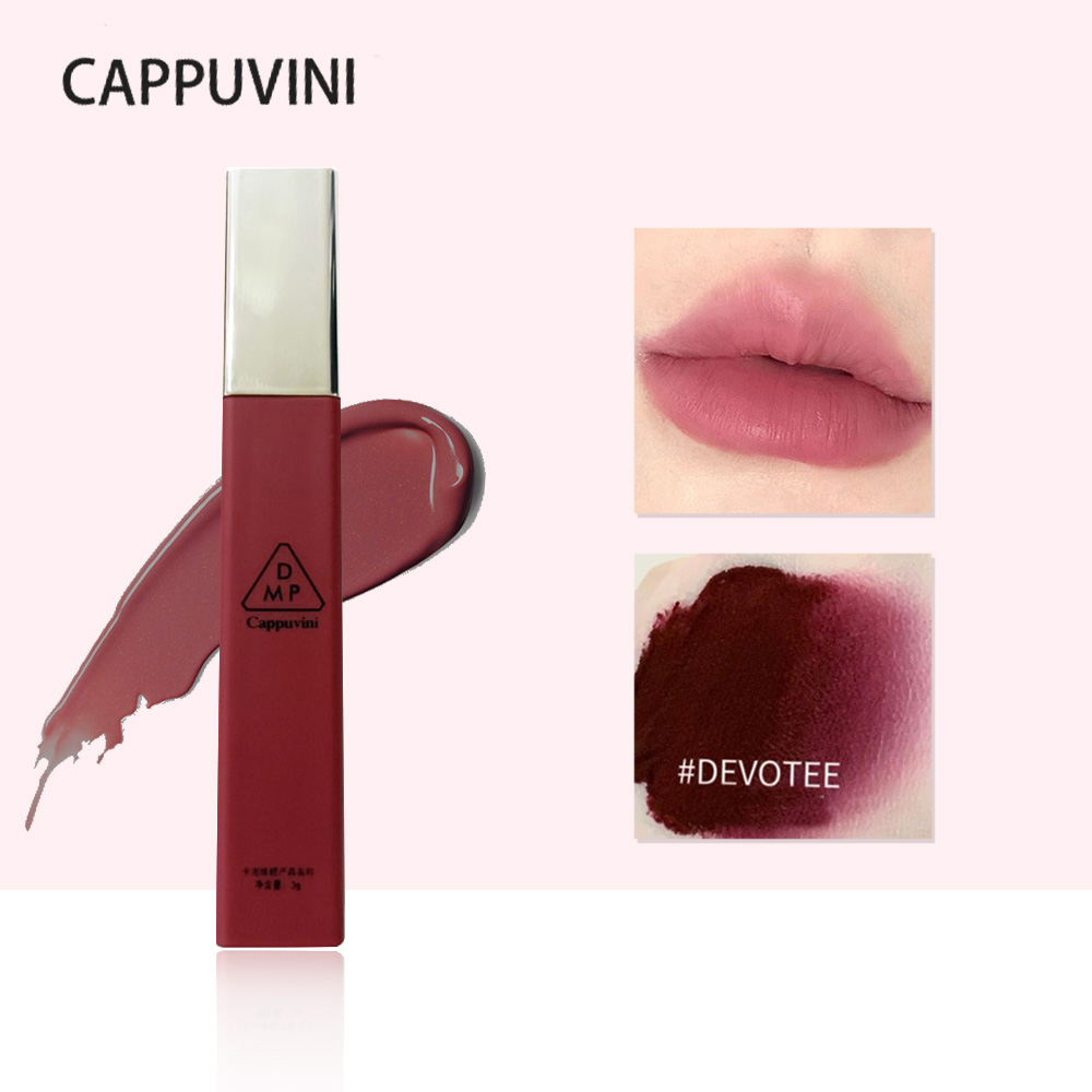 Cappuvini Matte Velvet Lip Glaze Moisturizing Smooth Long-Lasting Lipstick Makeup Lip Gloss — image 9