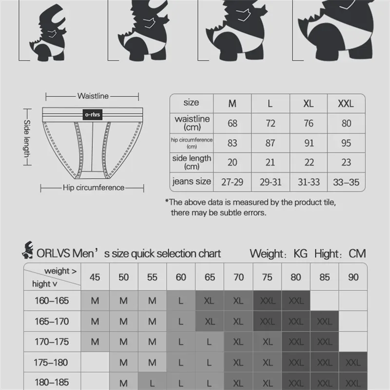 Mga Brief Panlalaking Seamless Hip Design Mens Underwaer Super Large Wide 5cm Elastic Band Independent Codpiece Boy Short Pants — image 2