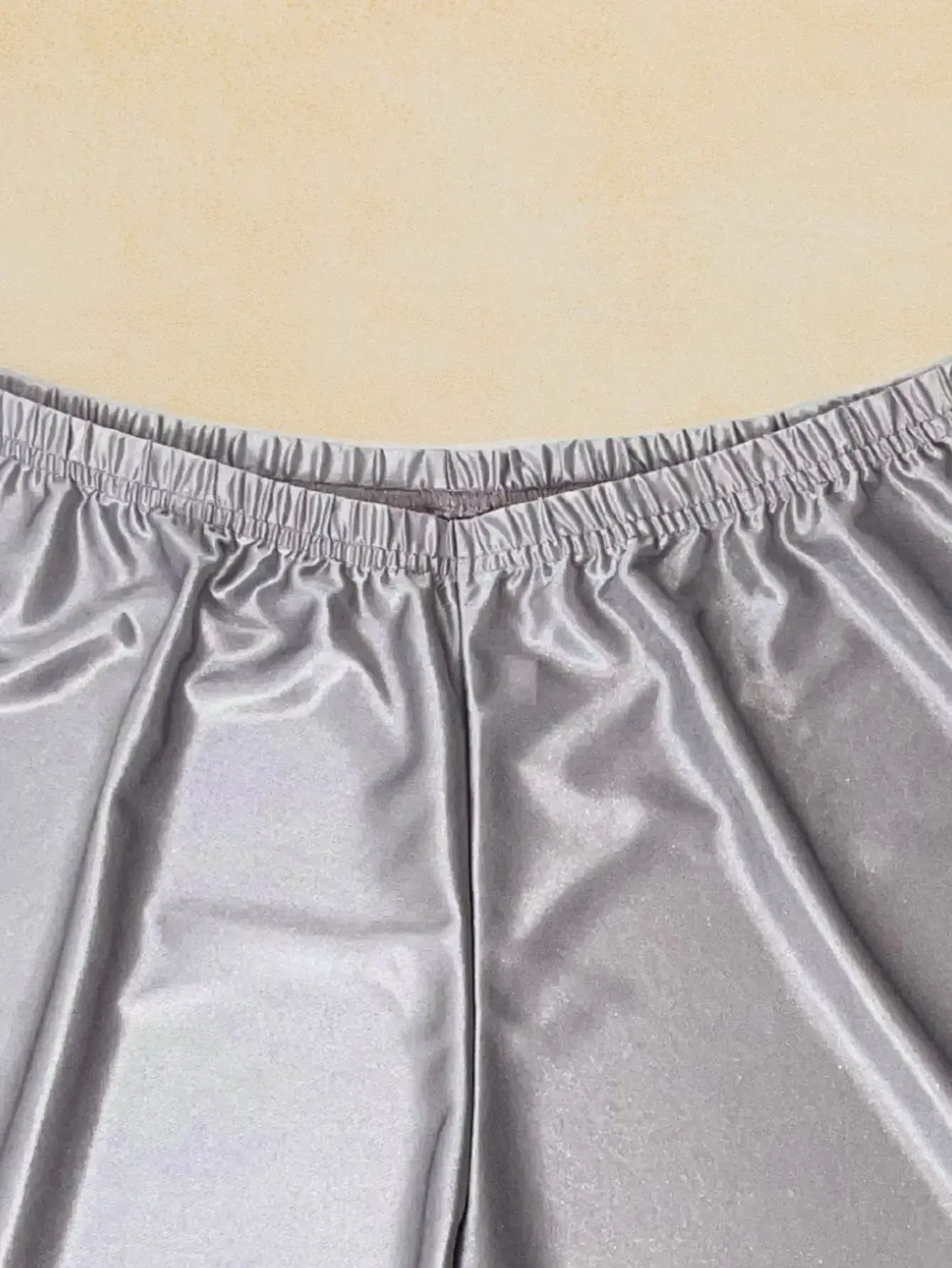 1 Máy Tính Bán Sheer Quần Lót Nam Ice Silk Kim Loại Bóng Quần Ngủ Dây Đàn Hồi Thiết Kế Thoải Mái Thường Ngày Gợi Cảm Đồ Ngủ Quần Short