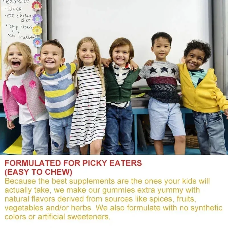 Kids Multivitamins Gummies - Promote Brain Development Enhance Immunity Increase Energy Maintain Vitality and Health — image 6