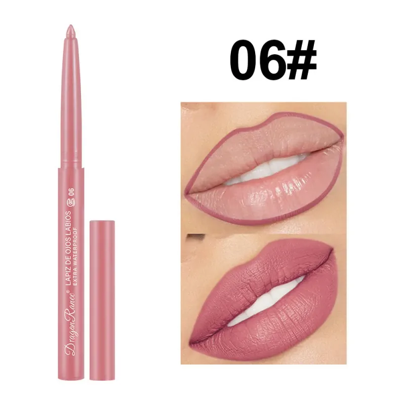 Lip Liner Αδιάβροχο μακράς διαρκείας Hook Line Lip Pencil Matte Beginner Automatic Lip Liner Bean Ενυδατικό Αντικολλητικό Cup Lips — image 9