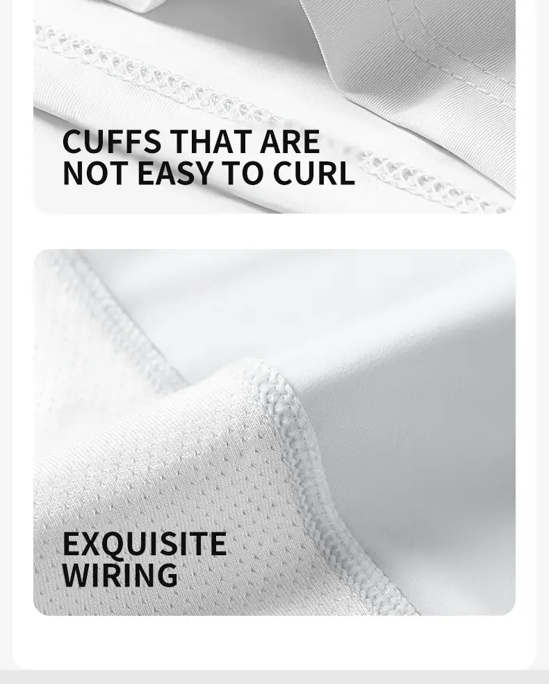MiiOW 3Pcs Ice Silk Men Underwear 10A Antibacterial Breathable Crotch Men's Panties Silky Seamless Man Underpants Boxershorts — image 14