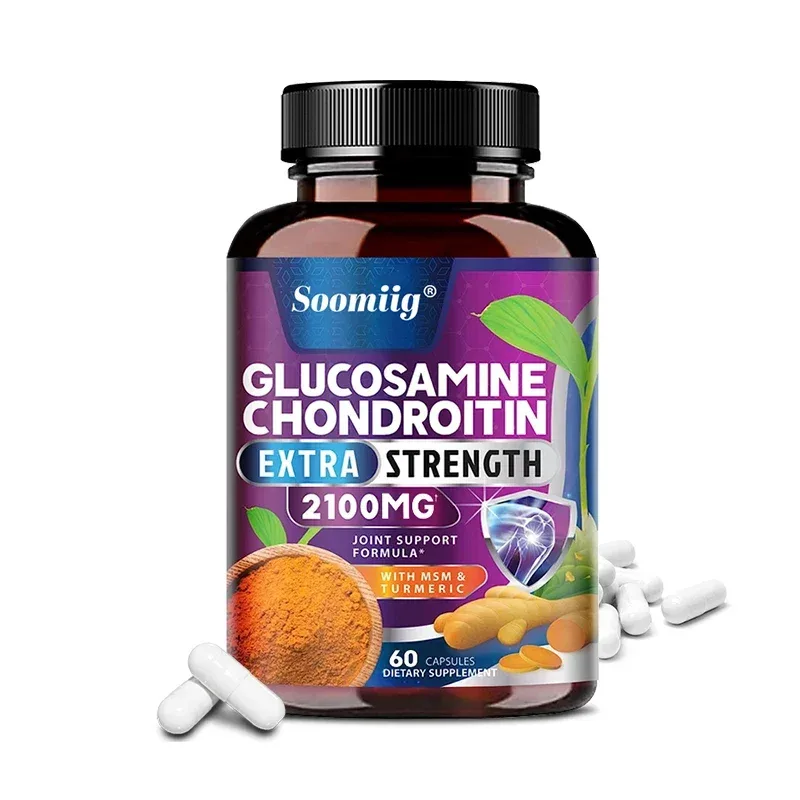 Glucosamine Chondroitin Turmeric MSM - Triple Strength Helps with Joint Mobility Συμπλήρωμα υποστήριξης αρθρώσεων Immune Health — image 9