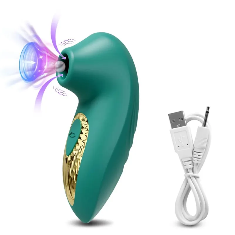 Clit Sucker Vibrator Vacuum Sucking Vibrating Clitoris Nipples Stimulator Θηλυκός αυνανιστής Είδη για ενήλικες Παιχνίδι σεξ για γυναίκες — image 19