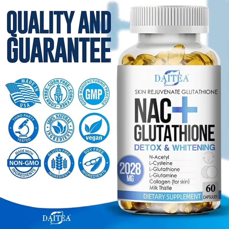 NAC Supplement L-Glutathione Intracellular Antioxidant Complex - Promotes cleansing detoxification and repair Reduces liposome — image 2