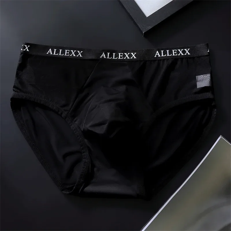 Adults 18 plus size men's underwear Ice silk lingeries for man 3D convex calzoncillos hombre thin cueca summer cuecas masculina — image 5