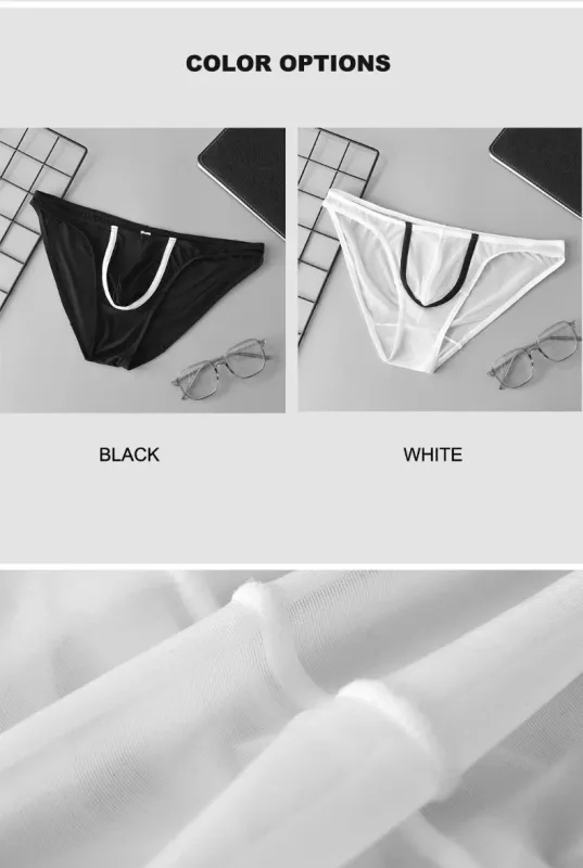 MAN Men Underwear Sexy Low Rise Briefs Tangas Sexis De Hombre Breathable Men Underwear Brief 2-Pack