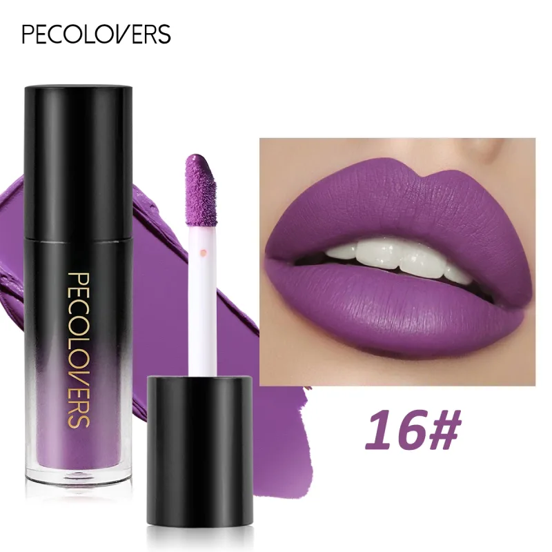 Πολλαπλών χρωμάτων Matte Velvet Lip Gloss Αδιάβροχο Αντικολλητικό Κύπελλο λείο κραγιόν για εφαρμογή υψηλής απόδοσης χρωμάτων — image 22