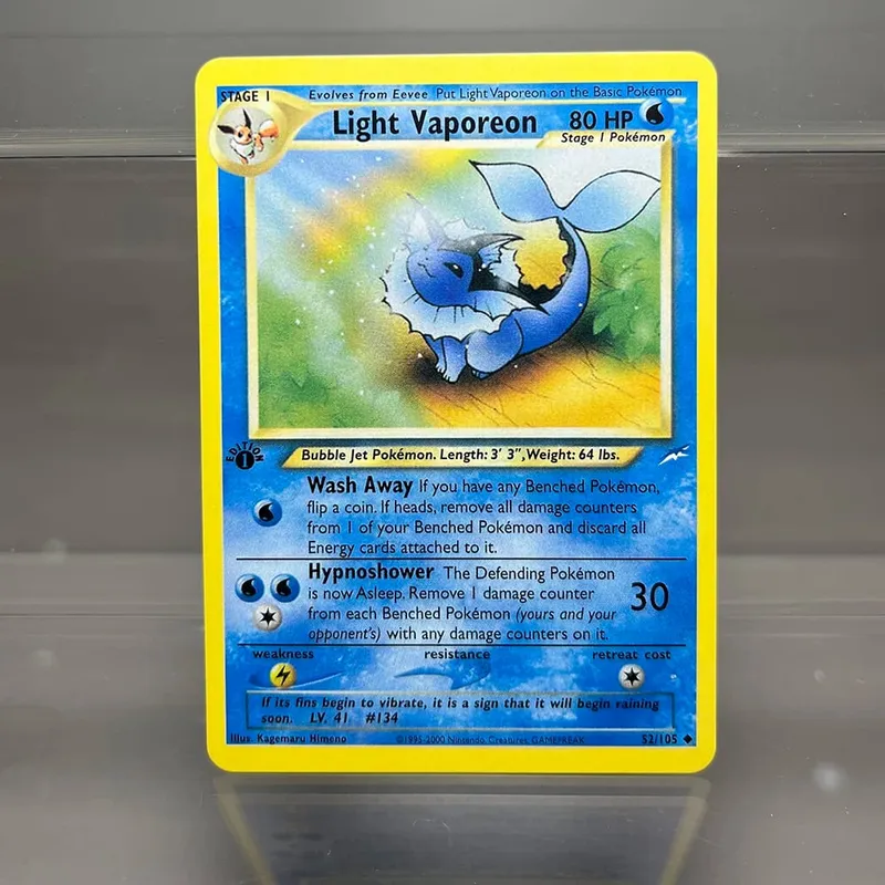 Neo Destiny Charizard PTCG Single Collection Card 1st Edition 1996 Tyranitar Gengar Card PKM Proxy Cards Toys Gifts — image 13
