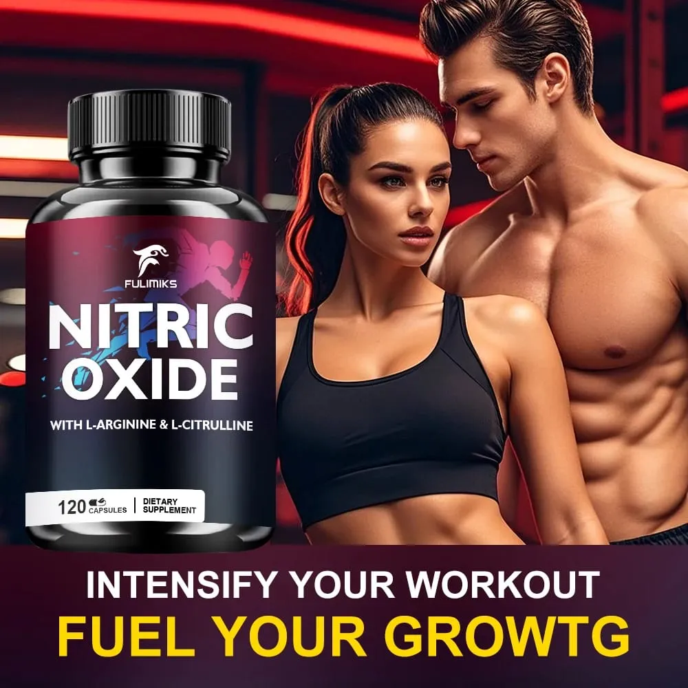 Nitric Oxide Tablets Capsules - Enriched with L-arginine and L-citrulline Complex To Promote Nutrient Flow To Muscles and Heart — image 6