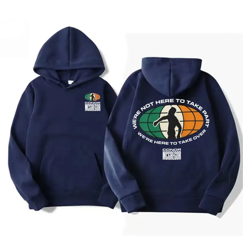 Sudadera con estampado de doble cara de The Notorious Conor McGregor para hombre y mujer, sudaderas con capucha clásicas góticas de moda, jerséis de manga larga de lana