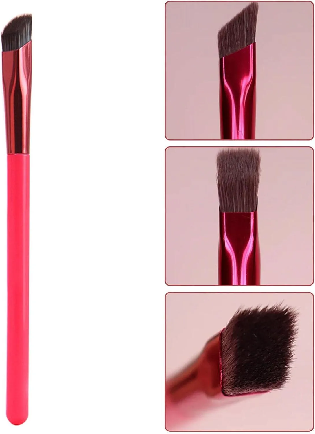 Pincel de sobrancelha selvagem, quadrado, pintura estereoscópica, linha fina, pasta de sobrancelha, artefato, pincel de maquiagem de sobrancelha