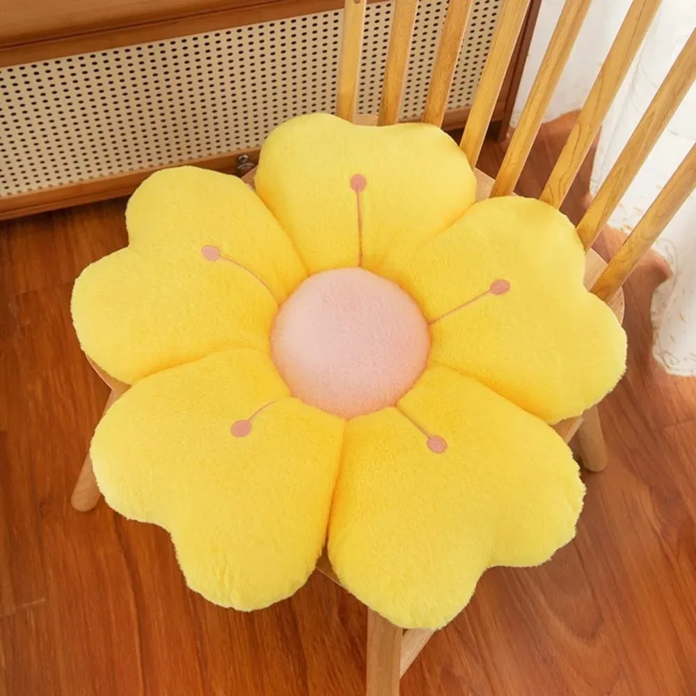 Soft Flower-Shaped Throw Pillow Comfortable Floor Cushion Sofa Decor Cushion Cute Mattress Chair Cushion Gift — image 11