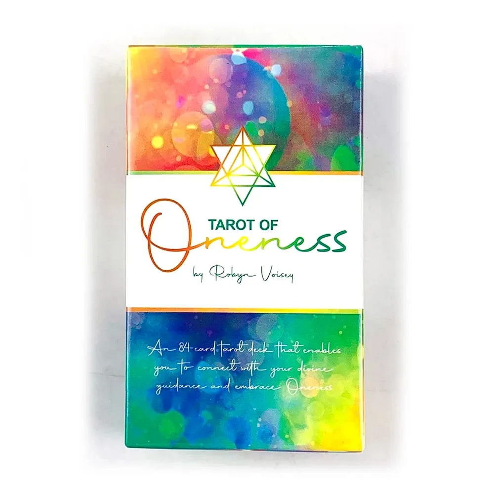 Tarot of Oneness Tarot Cards 84 Cards Mystical Tarot Deck Spiritual Guidance Divination Cards Game for Tarot Practitioner