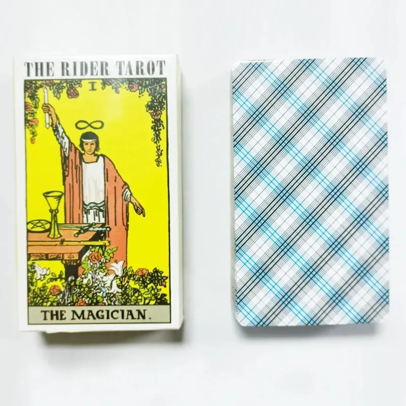 78Pcs The Rider Waite Ταρώ Card Divination Προσωπική χρήση Tarot Deck Αγγλική Ισπανική Έκδοση Oracles Deck for Girl Επιτραπέζιο παιχνίδι