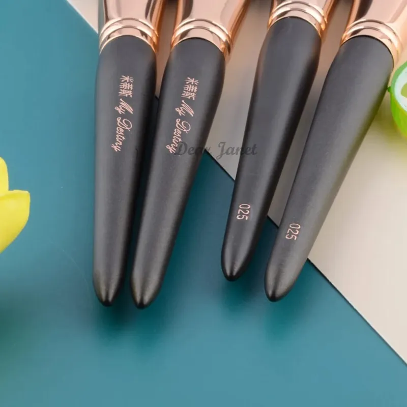 Pincéis de maquiagem para contorno, escultura de cabelo de cabra, bronzer, base, pincel de maquiagem, ferramentas de beleza requintadas, meu destino 025, 1 peça — image 3