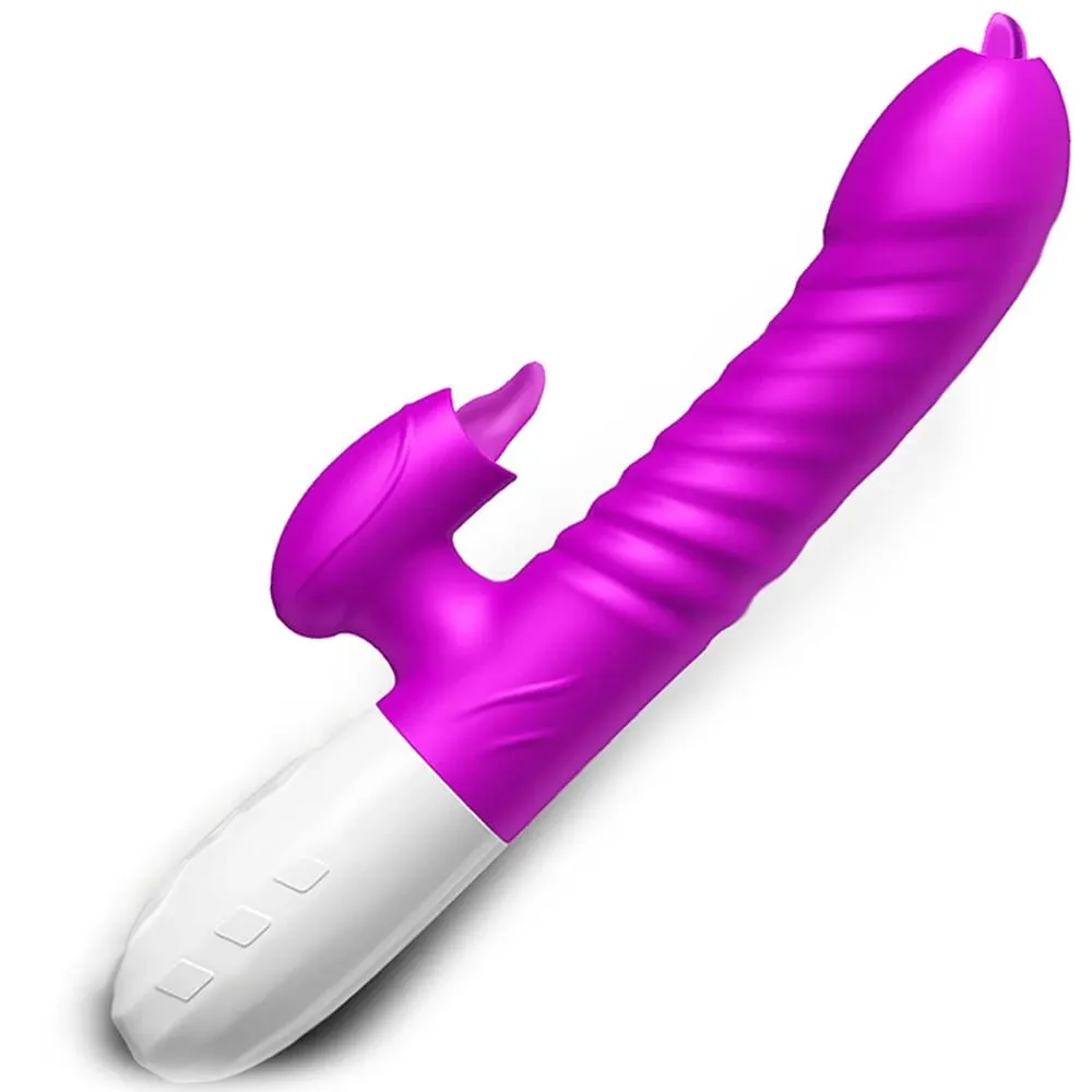 ויברטור דחף ארנב לנשים חימום G-Spot נרתיק ויברטור דגדגן ממריץ נקבה אוננות צעצוע מין למבוגרים לנשים