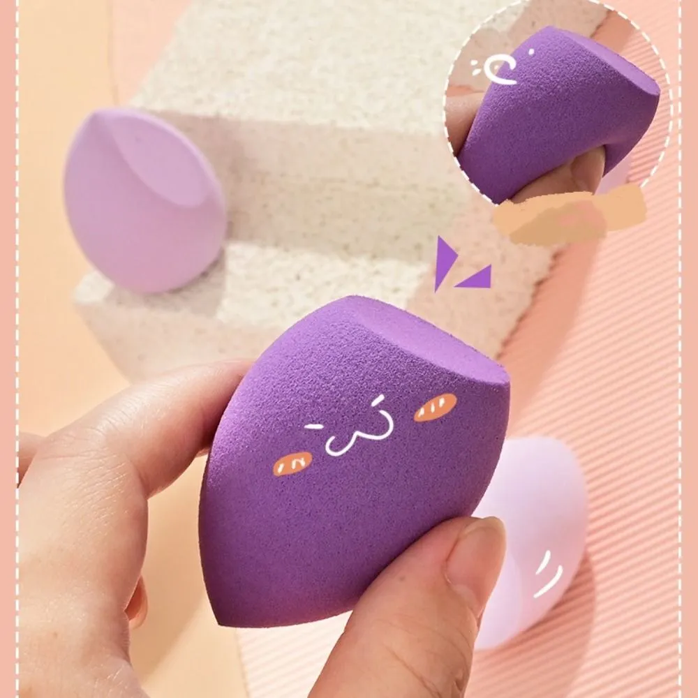 4 pçs beleza pro fundação cosméticos puff conjunto seco molhado utilizável ferramenta de maquiagem pincéis mágicos com caixa esponja pó maquiagem — image 3