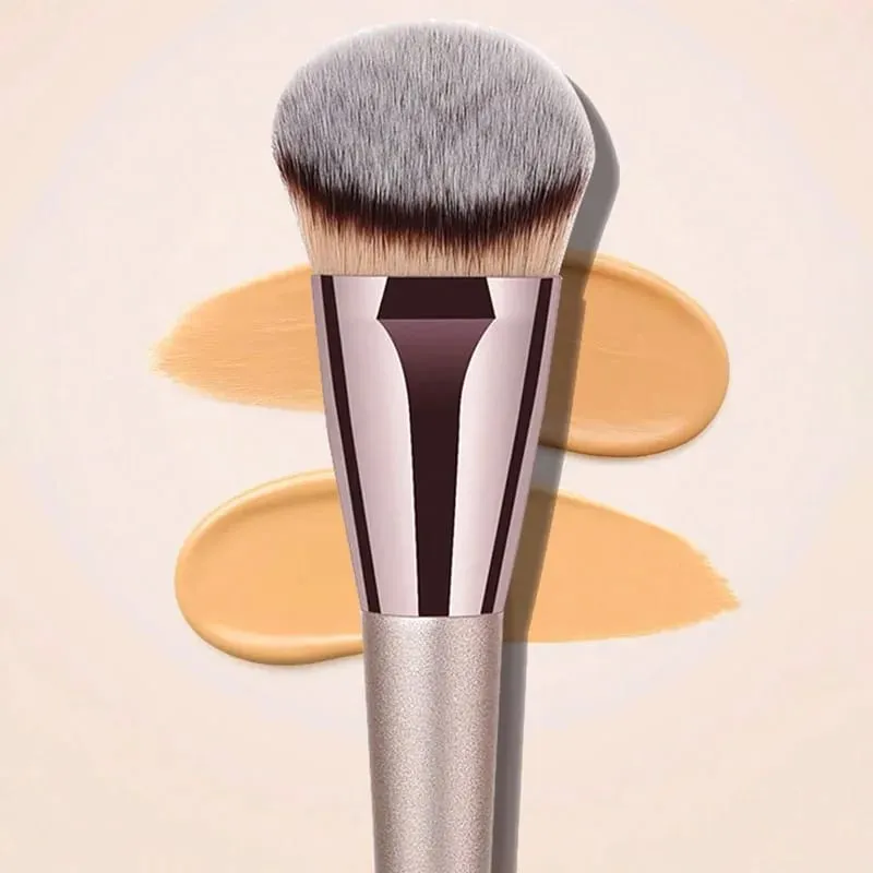 1 pçs escova de fundação profissional para mulheres cosméticos fundação pó blush kabuki mistura compõem escova ferramentas de beleza