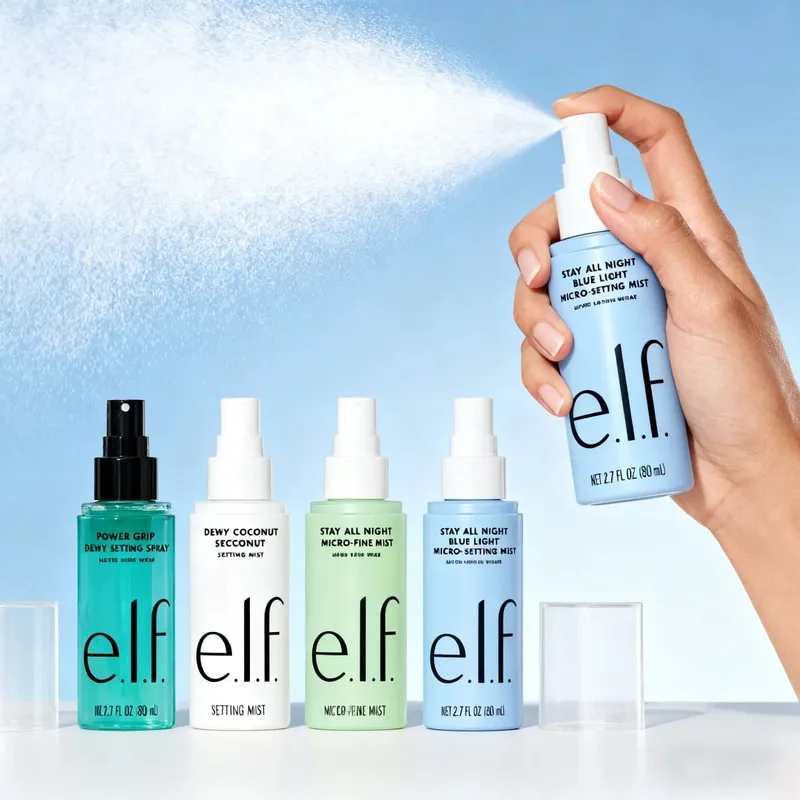 ELF Μακιγιάζ Σπρέι Μακιγιάζ μακράς διαρκείας Ενυδάτωση και έλεγχος λαδιών που σχηματίζουν γρήγορα φιλμ και εμποδίζουν το μακιγιάζ να κολλάει — image 7