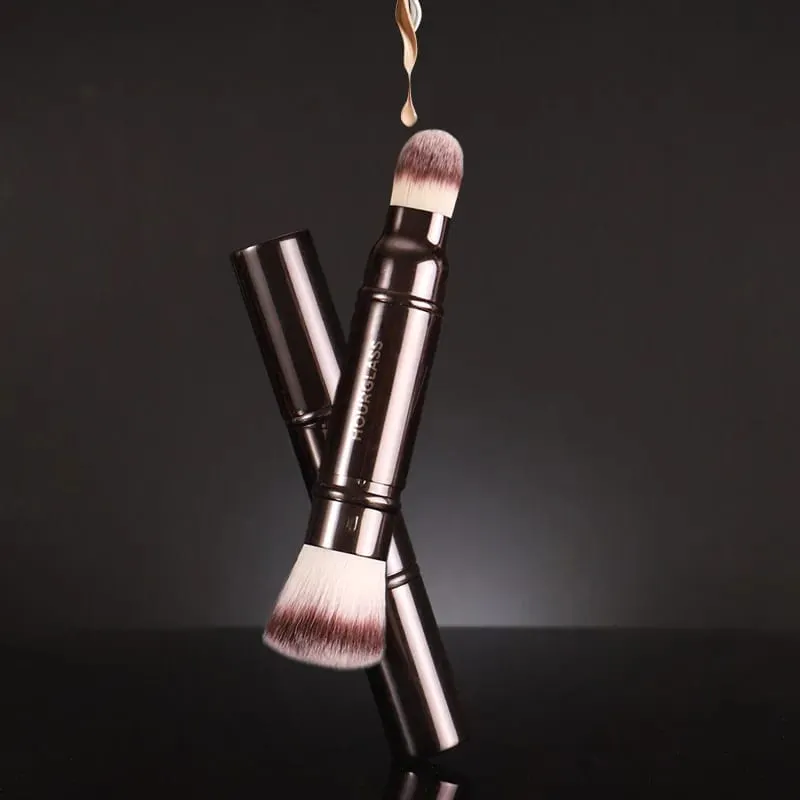 1 יחידה HG Pro Foundation retra מברשות איפור אבקת קו מתאר סומק מברשת איפור ידית מתכת הבהרה ברונזר קצה גבוה ללא קופסה — image 25