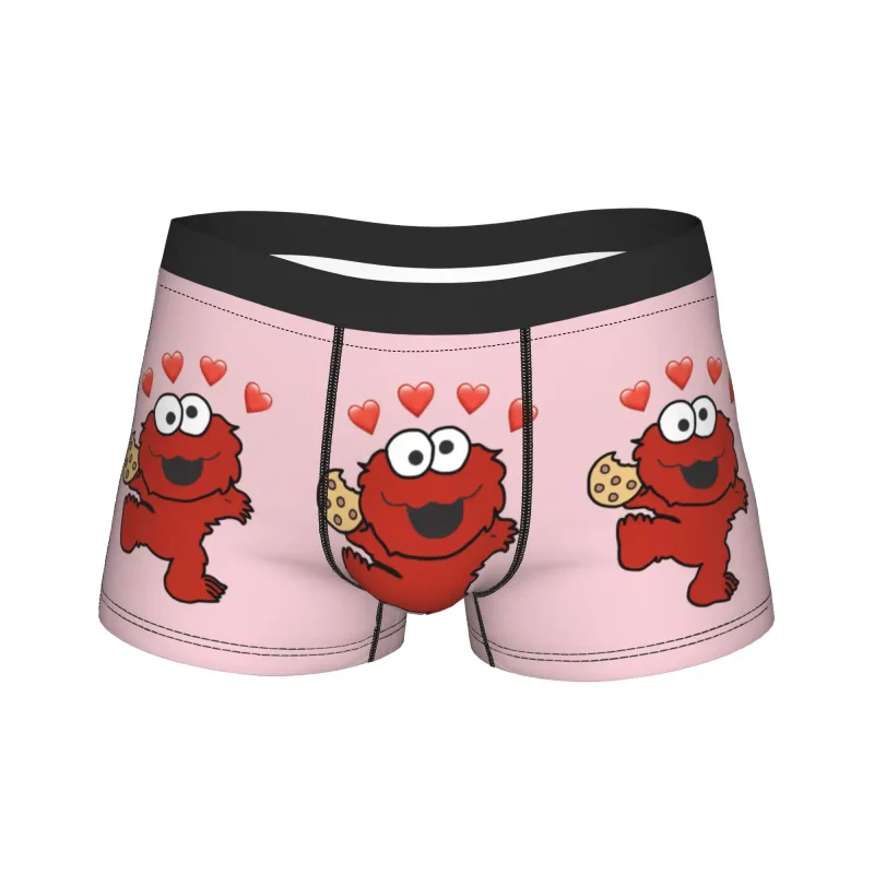 S-Sesames Streets Tango Elmo & Grover 속옷 남자 반바지 팬티 Funny Boxershorts 품질 세관 특대 팬티 — image 30