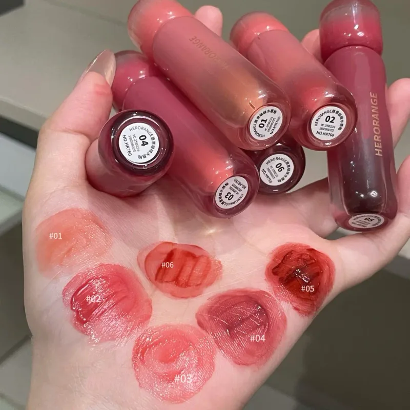 Smoked Grape Purple Red Lip Glaze Mirror Water Lip Gloss Moisturizing Liquid Lipstick Clear Tint Makeup Korean Women Cosmetics — image 7