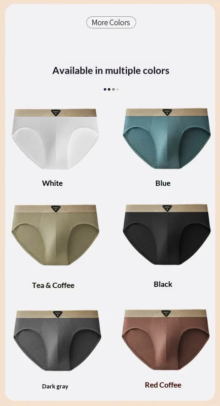 1Pcs Briefs Men Underwear Sexy Lingerie Male Panties Nylon Solid Underpants Breathable Cueca Causal Calcinha Wholesale Lots — image 15