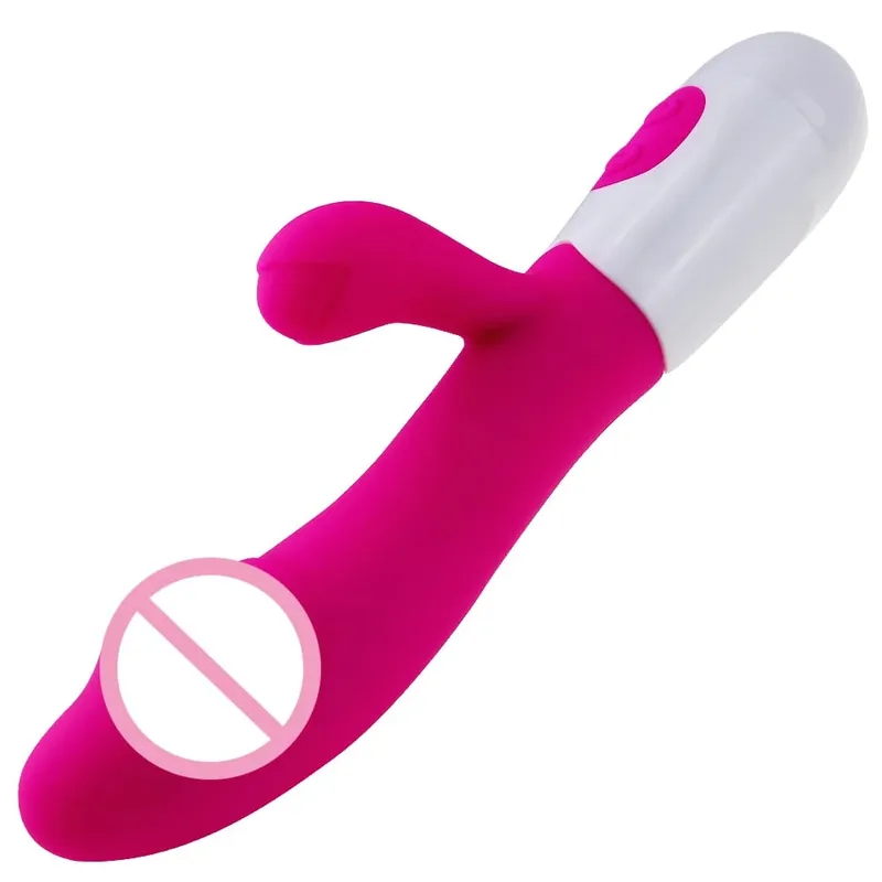 סיליקון G-Spot רטט רטט כפול דגדגן לעיסוי 10 מהירויות נטענת עמיד למים צעצוע מין תענוג לנשים — image 8