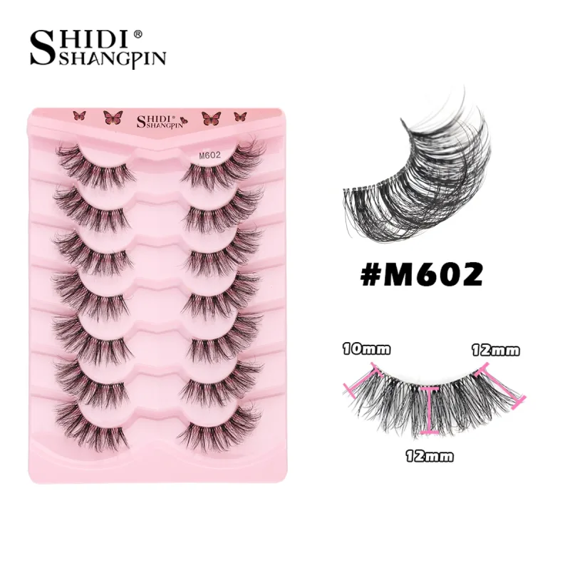 Half Lashes Cat Eye Lashes 3D Natural Finged End Eye Elong Lashes Fox Eye Lashes Faux Mink Lashes Μακιγιάζ — image 17