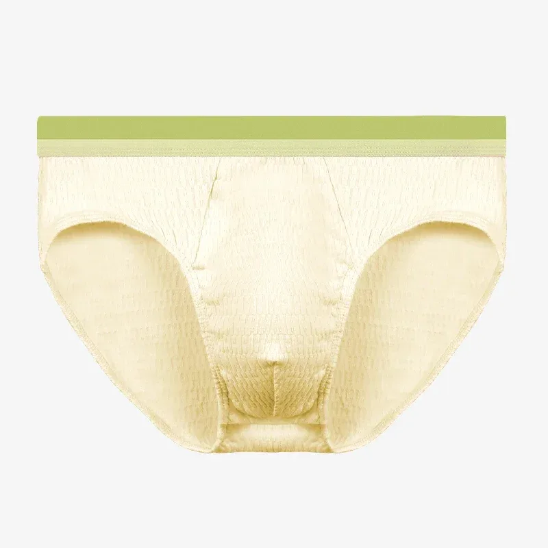 2PCS Men's triangular underpants, pure cotton men's style, made of baby cotton. The underpants are of a thin style for summer, — image 4