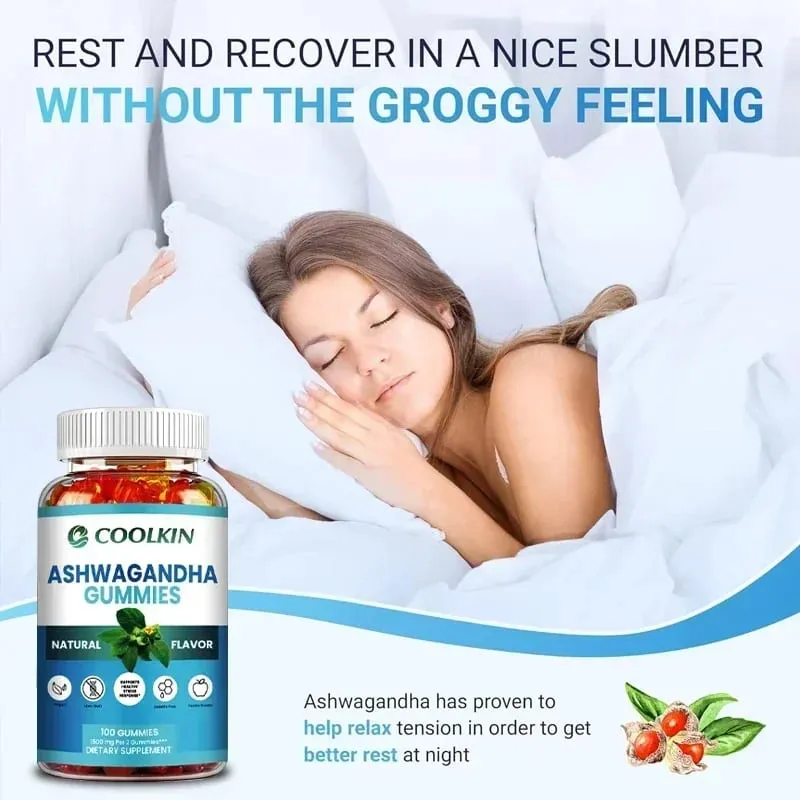 Ashwagandha Gummies - Relieve Stress Improve Concentration Promote Brain and Energy Balance and Improve Sleep Health — image 4