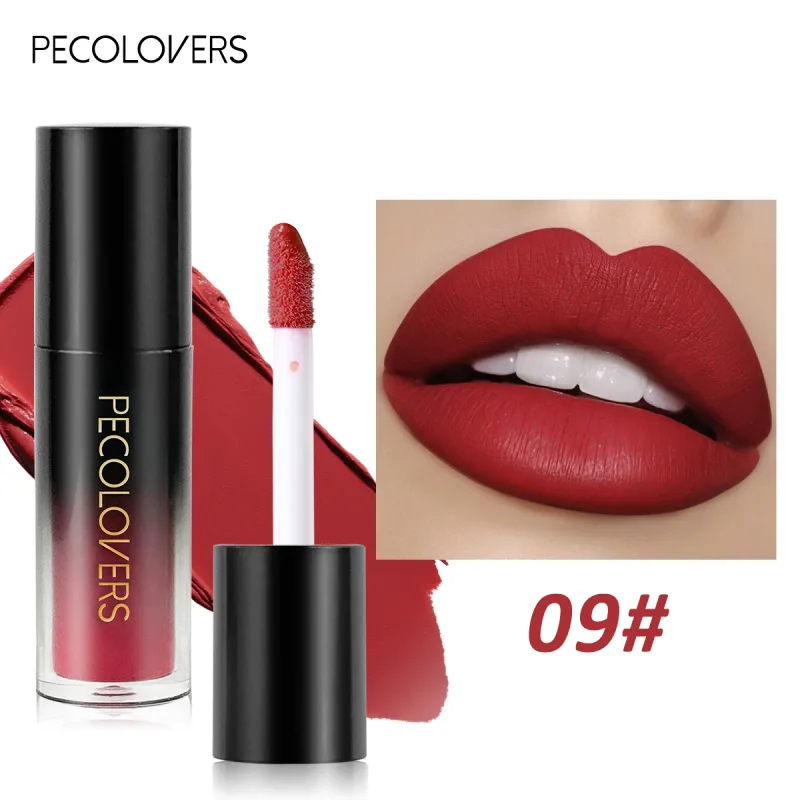 Πολλαπλών χρωμάτων Matte Velvet Lip Gloss Αδιάβροχο Αντικολλητικό Κύπελλο λείο κραγιόν για εφαρμογή υψηλής απόδοσης χρωμάτων — image 34