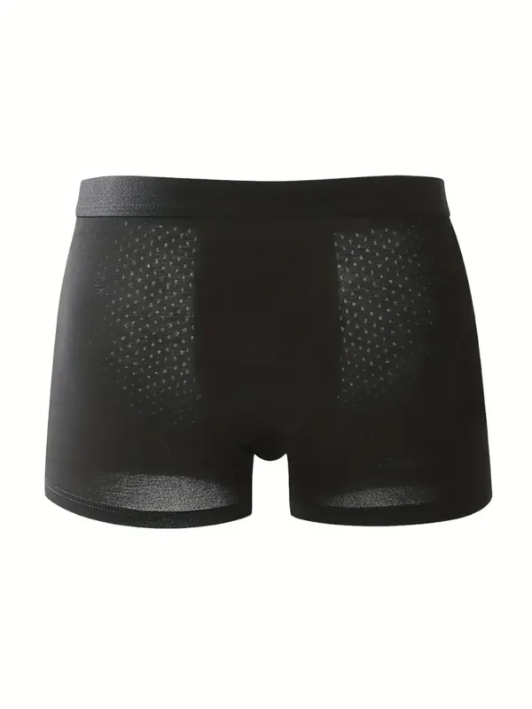 8 Pack Mesh Men's Underwear with Ice Silk Breathable and Comfortable, Fashionable and Sexy Men's Flat Corner Shorts Men Boxer — image 9